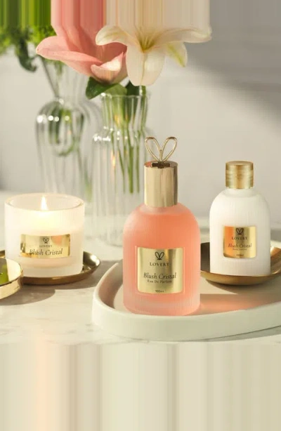 Lovery Blush Cristal Luxury Scented Soy Candle In Gold