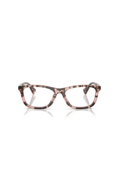 Ralph 53mm Rectangle Optical Glasses In Brown