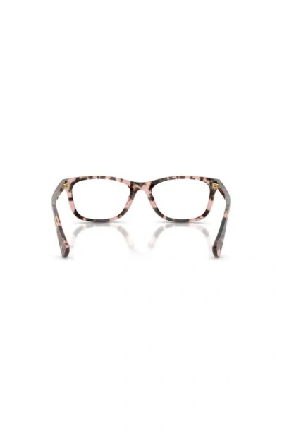 Ralph 53mm Rectangle Optical Glasses In Brown