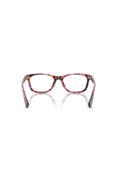 Ralph 55mm Rectangle Optical Glasses In Multi