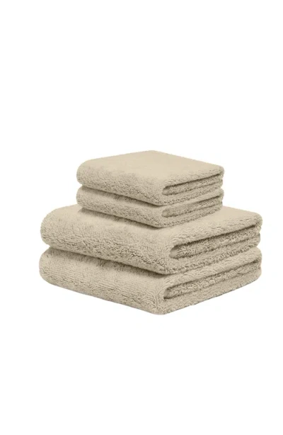 Italic Serene Ultraplush Collection Bath Essentials- 2 Bath Towels And 2 Hand Towels In Neutral