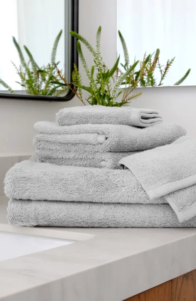 Italic Serene Ultraplush Collection Bath Essentials- 2 Bath Towels And 2 Hand Towels In Gray
