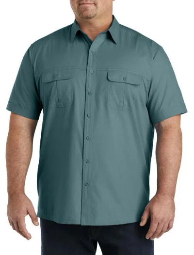 Harbor Bay By Dxl Co-pilot Sport Shirt In Green