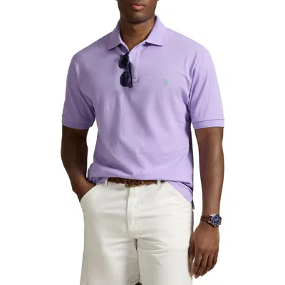 Polo Ralph Lauren Pique Polo Shirt Polo Shirts Purple In Cactus Purple/c6103