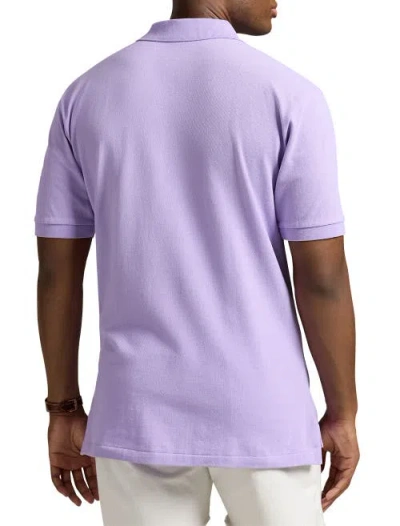 Polo Ralph Lauren Pique Polo Shirt Polo Shirts Purple In Cactus Purple/c6103