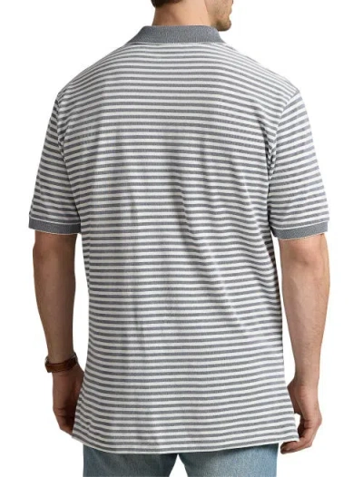 Polo Ralph Lauren Ralph Lauren Striped Oxford Mesh Polo Shirt In Multi
