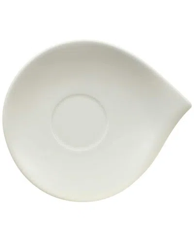 Villeroy & Boch Flow Tea Cup Saucer In White