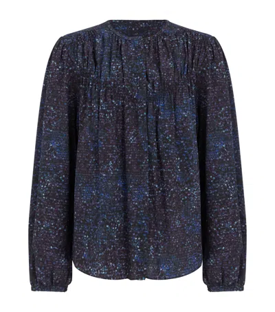 Isabel Marant Stretch-silk Printed Sally Blouse In Multi