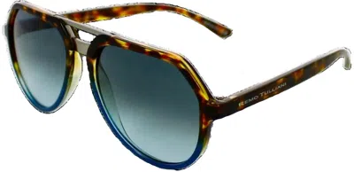 Remo Tulliani Power In Tortoise/blue Fade/ash Lens In Multi