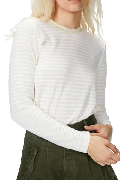 6397 Duofold Long Sleeve Man Tee In Natural/white In White