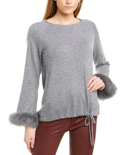 Incashmere Cashmere Pullover In Gray