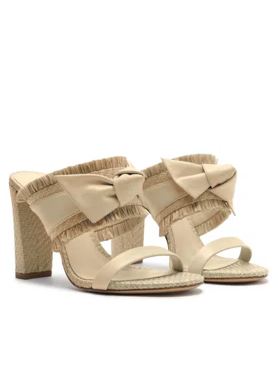 Alexandre Birman Women's Maxi Clarita Raffia 90's Sandal In Cookie In Multi