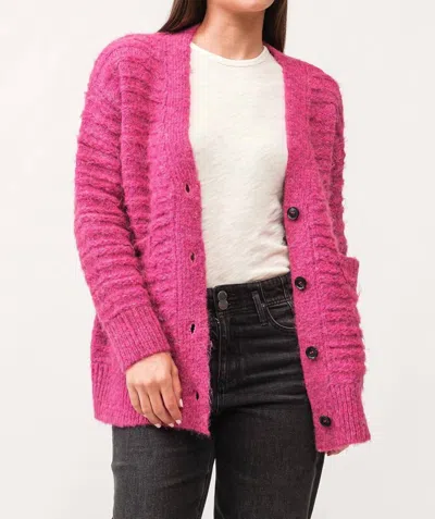 Dear John Denim Ida Cardigan In Dahlia Mauve In Pink