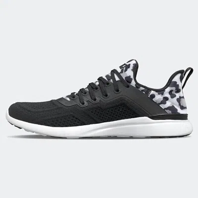 Apl Athletic Propulsion Labs Women's Techloom Tracer In White/black/leopard In Multi