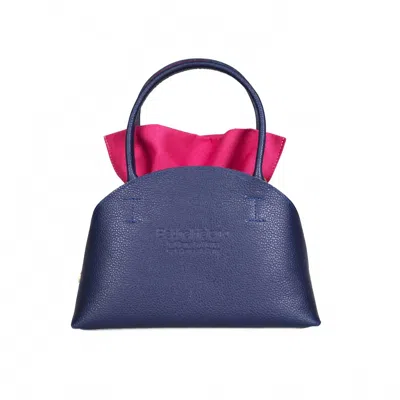 Bethelhelena Handful Of Glam In Navy With Fuchsia Pouch In Multi
