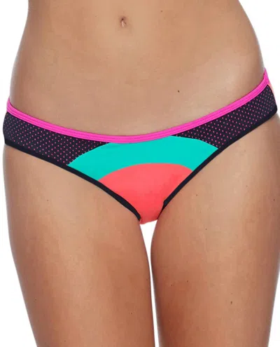 Body Glove Women's Surfrider Full Coverage Bikini Bottom In Borderline In Multi