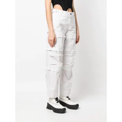 Darkpark Julia Ripstop Cargo Pants In White
