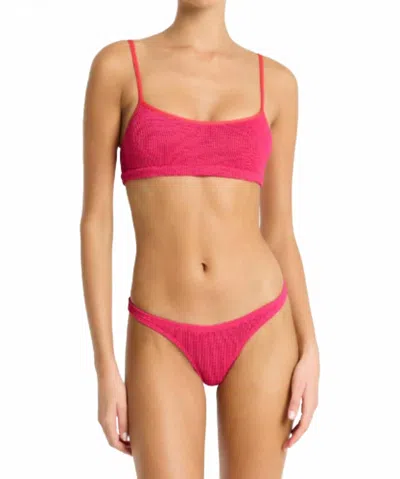 Bondeye Vista Bikini Brief Bottom In Raspberry In Pink