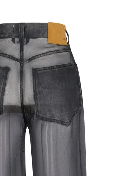 Haikure Winona Sheer Organza Pants In Black