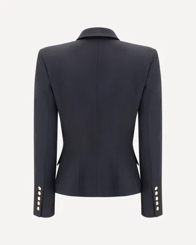 Balmain Classic Double-breasted Blazer In Black