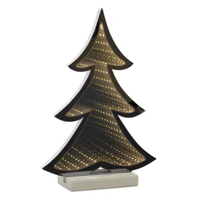 Melrose International Pine Tree Outline Ekko Light Display (set Of 2) - White