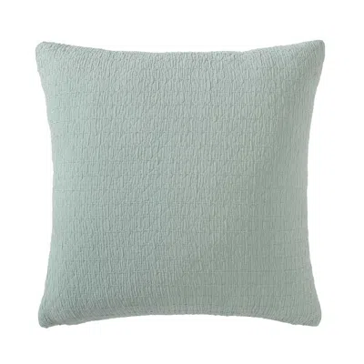 Nautica Wave Texture Turquoise Decorative Pillow In Green