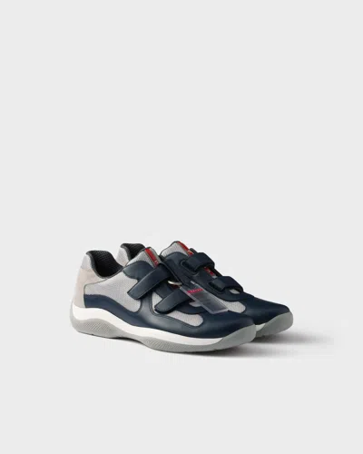 Prada Men's America's Cup Original Sneakers In Blue