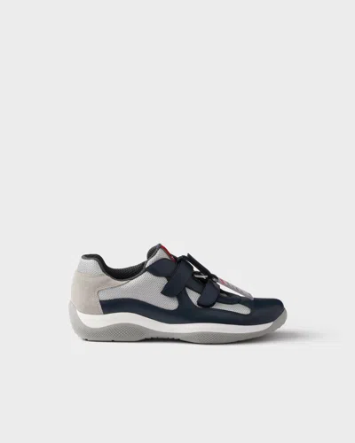 Prada Men's America's Cup Original Sneakers In Blue