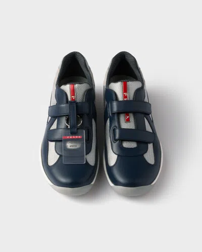 Prada Men's America's Cup Original Sneakers In Blue