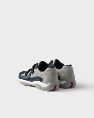 Prada Men's America's Cup Original Sneakers In Blue