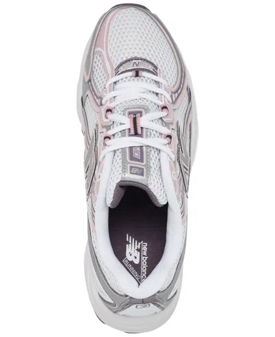 New Balance Pink Low Top Sneakers With Logo Patch On Side And Tongue And Perforated Panels In Pink
