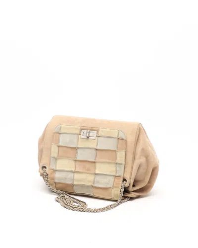 Pre-owned Chanel Suede 2.55 Patchwork Bag