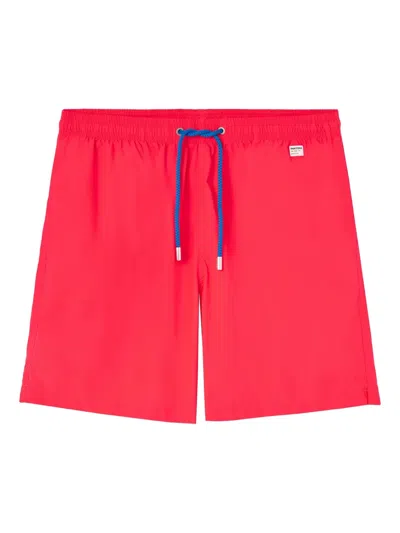 Mc2 Saint Barth Drawstring Swim Shorts In Red