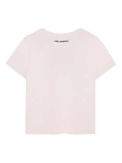 Karl Lagerfeld Choupette-print T-shirt In Pink