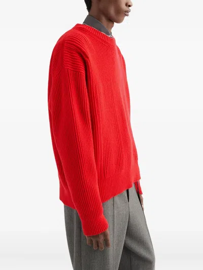 Jil Sander Wool Sweater In Red