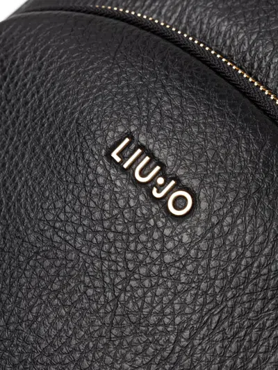 Liu •jo Versatile Backpack Featuring Adjustable Straps In Black