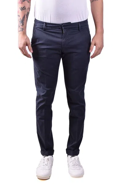 Dondup Gaubert Trousers Cuffed Hem In Black
