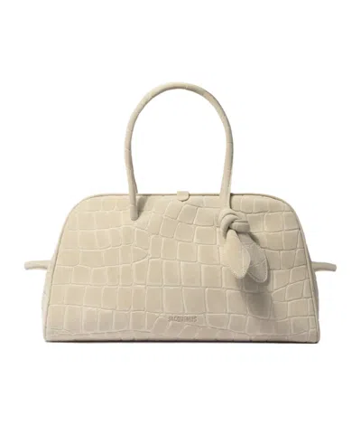 Jacquemus Turismo Bag Small In Neutral