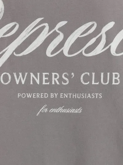 Represent Owners Club Script Sweater In Gray