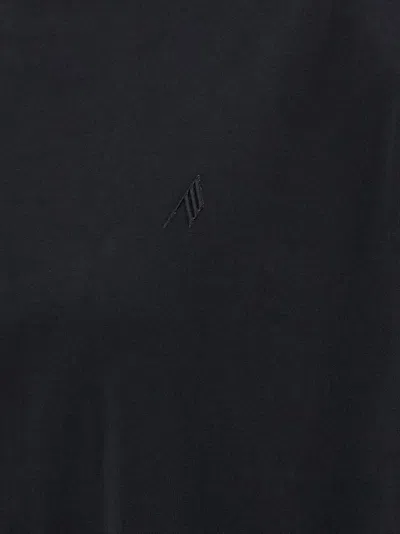 Attico Light Jersey Tank Top In Black