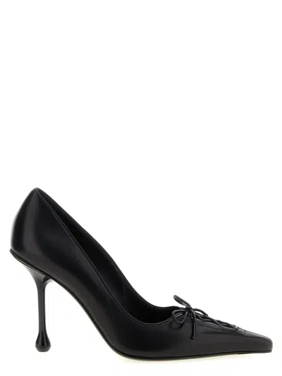 Jimmy Choo Scarlett 95 Leather Pumps In Black