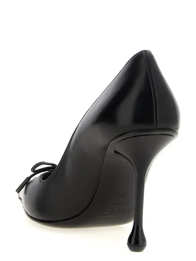 Jimmy Choo Scarlett 95 Leather Pumps In Black