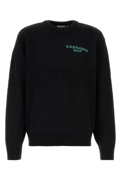 Carhartt Helix Sweater In Cotton Blend In Black