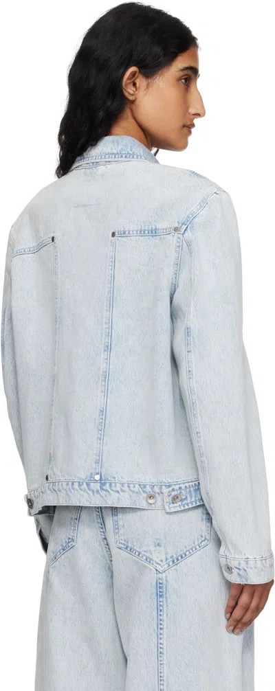 Ymc You Must Create Ymc Blue Loft Denim Jacket In Blue