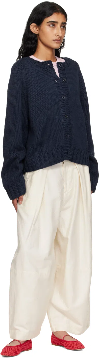 Ymc You Must Create Ssense Exclusive Navy Atomic Cardigan In Blue