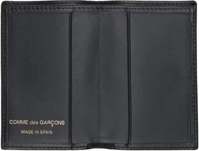 Comme Des Garçons Black Classic Leather Line Wallet In Black
