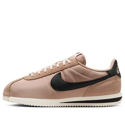 Nike Cortez Leather And Suede-trimmed Shell Sneakers In Neutral