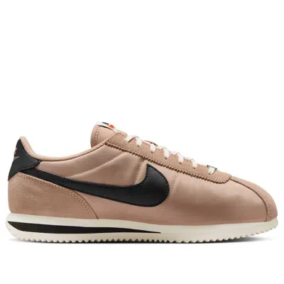 Nike Cortez Leather And Suede-trimmed Shell Sneakers In Neutral