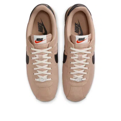 Nike Cortez Leather And Suede-trimmed Shell Sneakers In Neutral