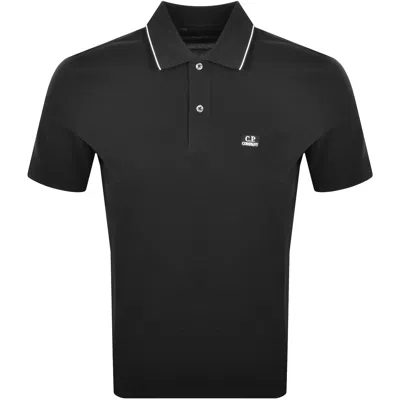 C.p. Company Cp Company Polo T Shirt Black In Black
